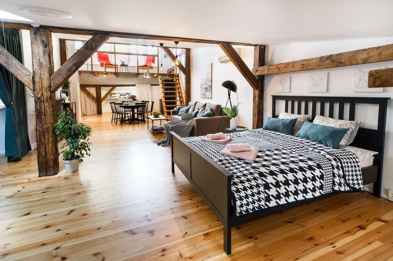 Cozy Studio Mansard Riga Old Town Aptartment, Ac 外观 照片