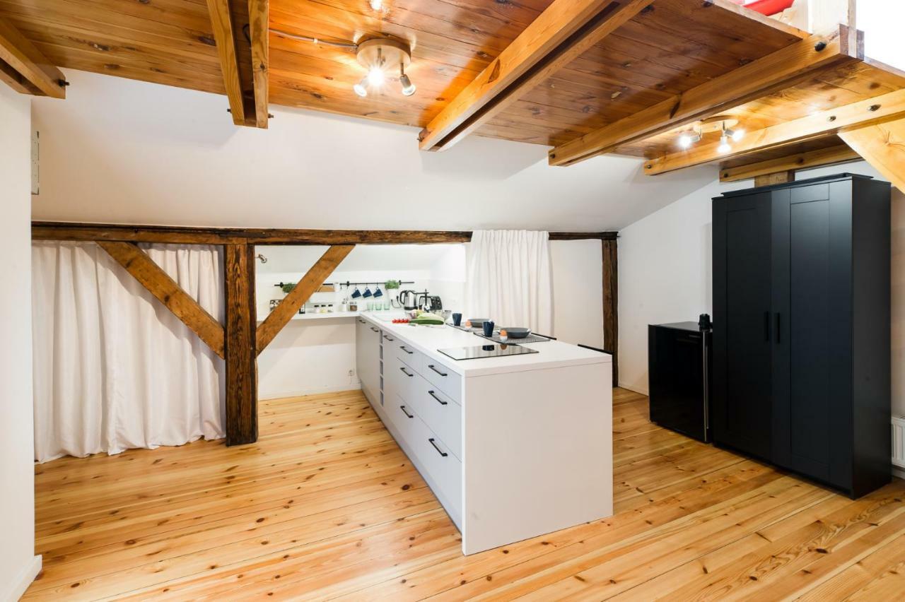 Cozy Studio Mansard Riga Old Town Aptartment, Ac 外观 照片