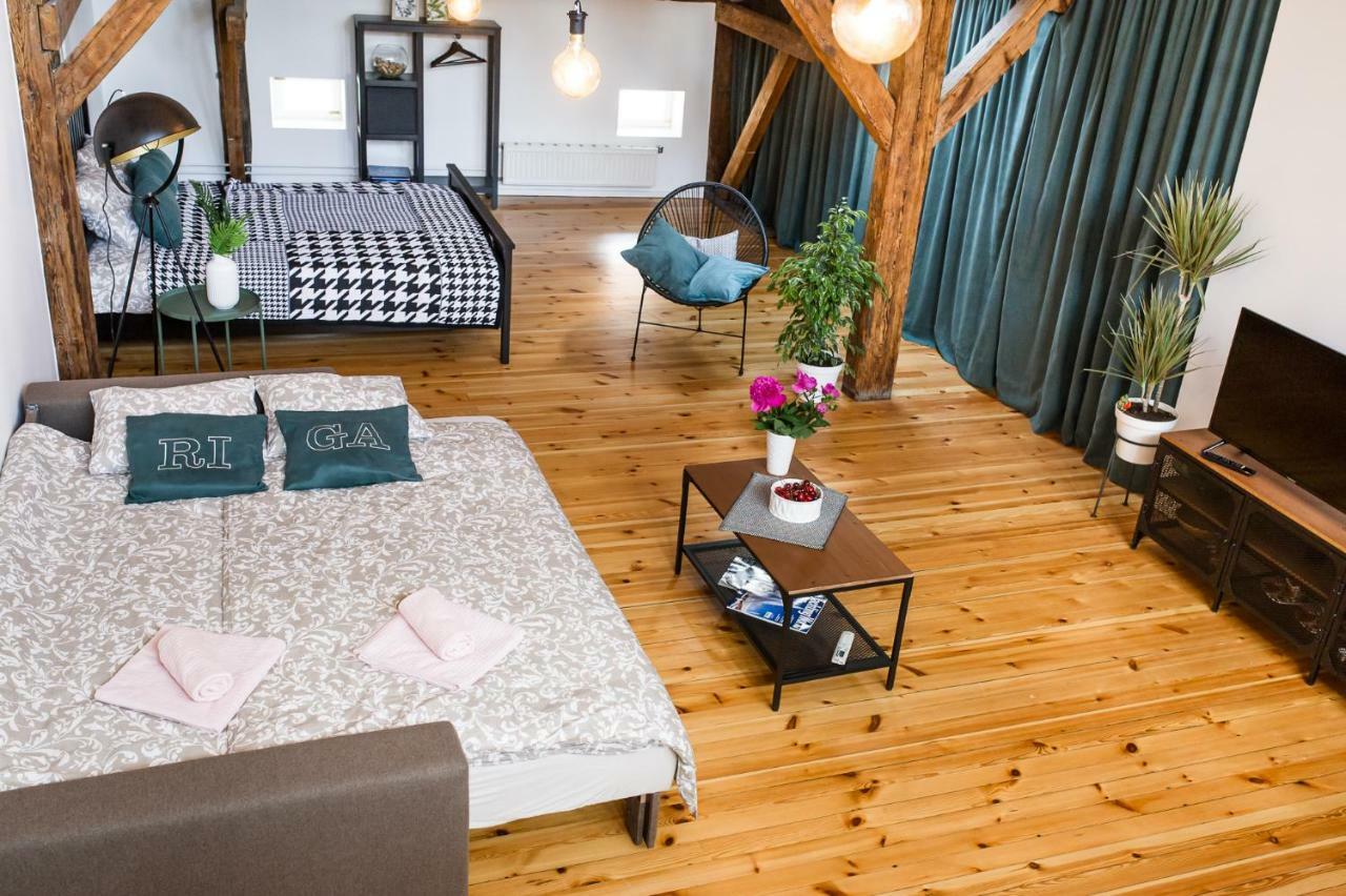 Cozy Studio Mansard Riga Old Town Aptartment, Ac 外观 照片